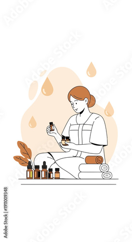 Holistic Wellness Aromatherapy Essential Oils Spa Serenity
