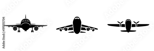 Vintage Air Freight Cargo Plane Icon