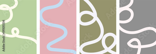 Stylized line art background futuristic. Thin line on white. minimal round lines abstract tech background. Abstract wave element for design. Digital frequency track equalizer