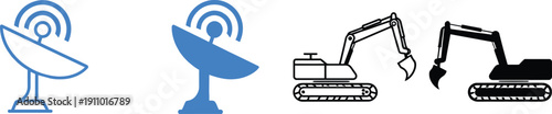 Construction and Communication Icons