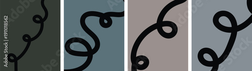 fluid wavy lines for art, modern feel motivational design