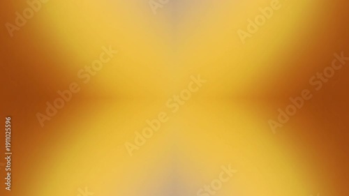 Golden abstract symmetrical gradient bokeh background with warm orange and yellow hues, soft focus, serene ambiance, versatile for design and digital art. Abstract
