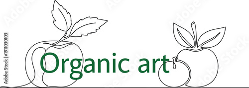 Organic Art Apples