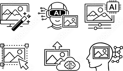 Artificial intelligence visual generation tools
