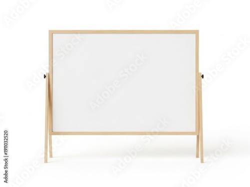 Minimalist wooden frame mirror with simple design