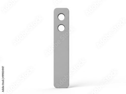 Modern vertical speaker with dual circular ports