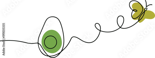 Focuses on the contemporary, stripped-back style of the hand-drawn elements, perfect for wellness or culinary branding.