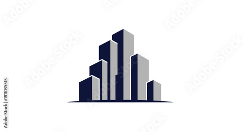 Minimalistic Cityscape Logo Design Depicting Urban Architecture in Clean Silhouette Free Download Minimalistic Cityscape Logo Design Depicting Urban Architecture in Clean Silhouette - GFXLoad