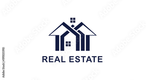 Modern Abstract Real Estate Logo Design For Property Agencies And Businesses