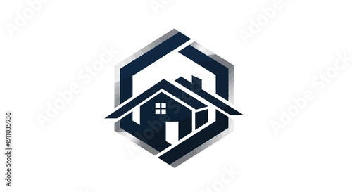 Modern Abstract Real Estate Logo Design For Property Developers and House Sellers