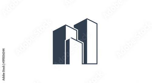 Modern Building Design Depicting A Dynamic And Bold Architectural Concept