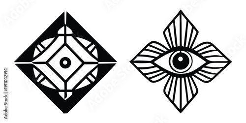 Minimalist icon representing a vector file and its usage in design projects