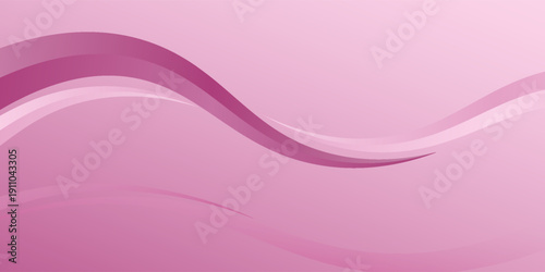 pink lines curve wave with soft gradient abstract background. vektor illustration.