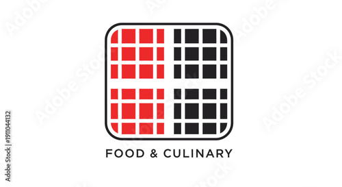 Modern Cuisine Logo For Culinary Establishments Reflecting Bold Food Design