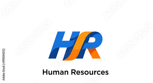 Modern Human Resource Logo Design for Companies Focused on Employee Management