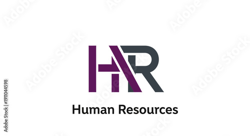Modern Human Resources Logo Design Displaying Branding And Professional Identity