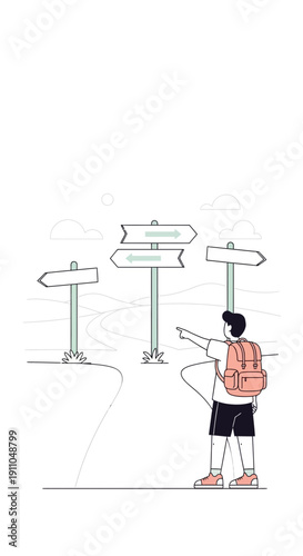 Navigating Crossroads The Journey Of Decision Making And Personal Growth Exploration