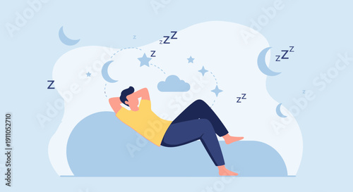 Peaceful Slumber Under A Starry Night Sky