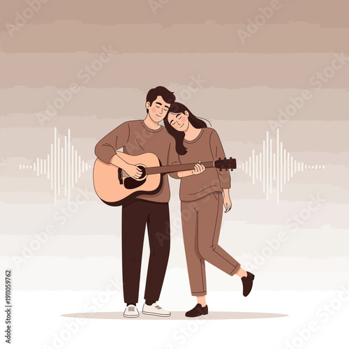 Serene Song: A Harmonious Melody of Love, Romance, and Musical Expression in Quiet Times