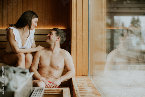 Couple enjoys warmth and co...