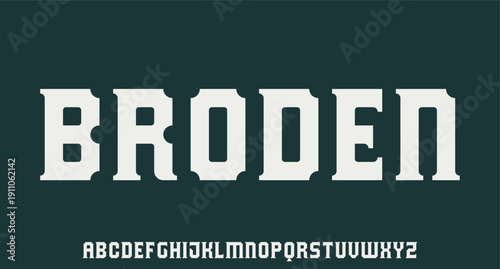 display font RETRO VINTAGE typeface to make your brand looks premium