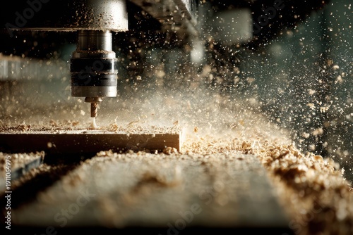 Wallpaper Mural Precision woodworking with CNC routing machine Torontodigital.ca