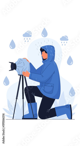 Stormy Weather Photographer Capturing Nature's Dramatic Moments