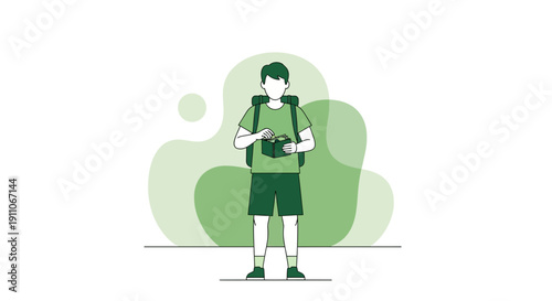 Traveler Managing Finances While Exploring New Destinations