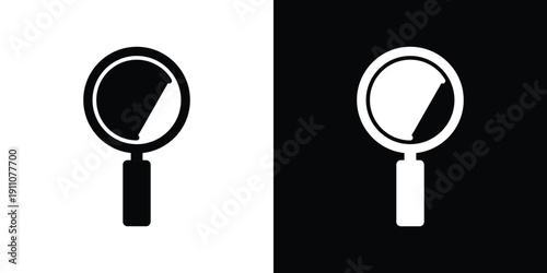 Magnifying Glass in Black and White Backgrounds search