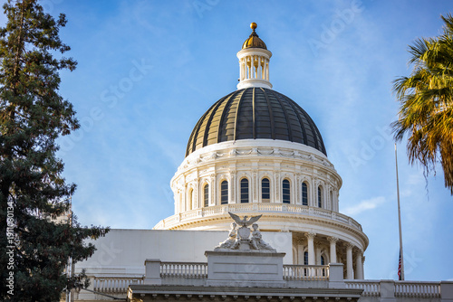 Tableau sur toile California State Capitol Close Up Sacramento California