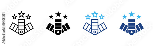 Color Standard icon set multiple style collection