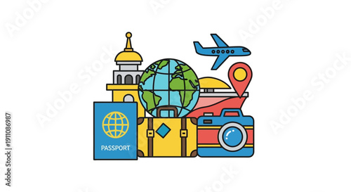 Travel tourism vacation getaway trip.