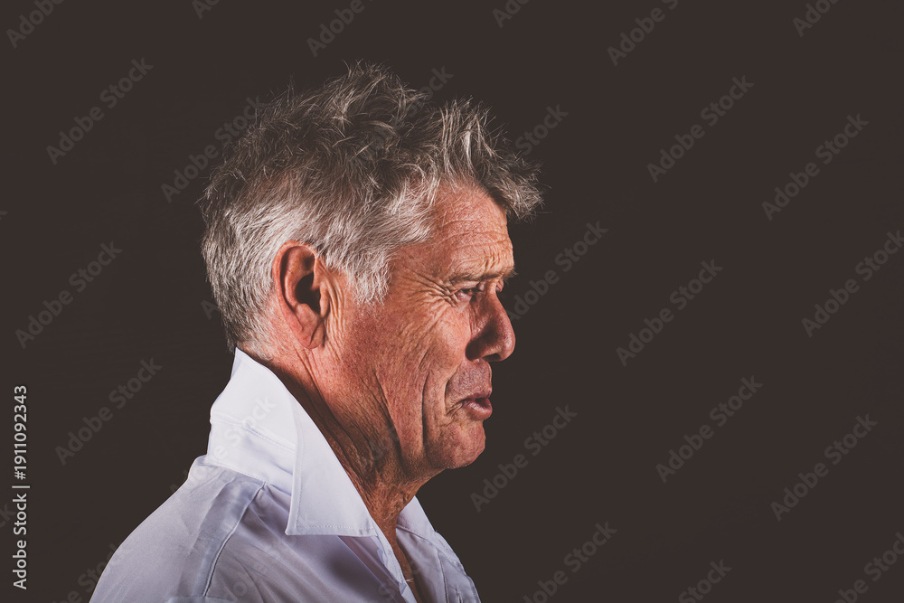 Obraz premium Mann, beleidigt