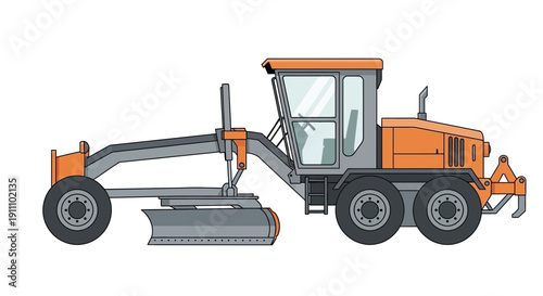 Heavy Duty Motor Grader For Road Construction And Earthmoving Projects