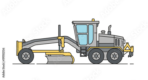 Heavy Duty Motor Grader For Road Construction And Earthmoving Tasks