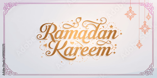 Abstract vector Ramadan background