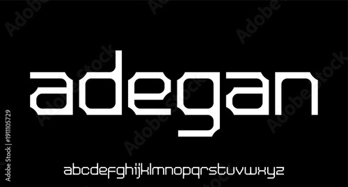 ADEGAN. display font RETRO VINTAGE MODERN typeface to make your brand looks premium