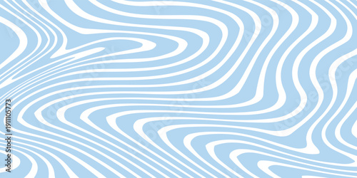 Abstract background seamless pattern with colorful waves. Trendy vector illustration in retro psychedelic style