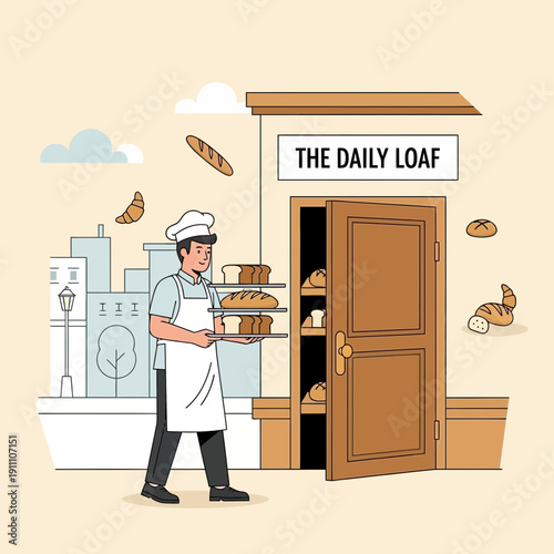 Freshly Baked Goods Delivered Daily From The Daily Loaf Bakery Establishment