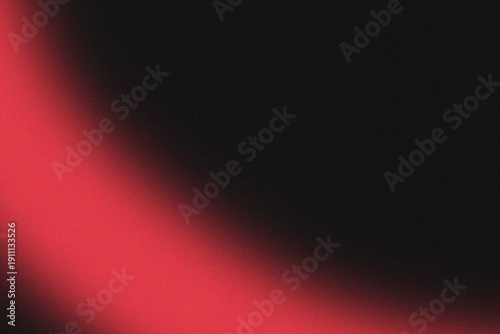 Tableau sur toile red light abstract shape on black background