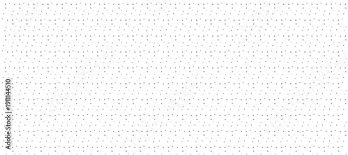 Quadro su tela Intricate pattern of tiny scattered black symbols including crosses, circles, an