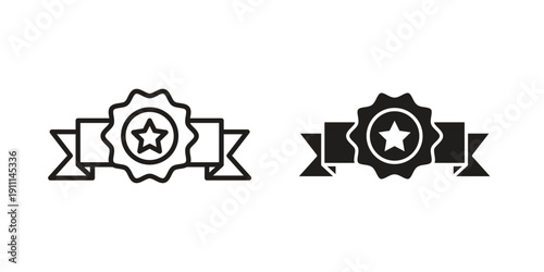Achievement icon. Vector Isolated Illustration for web design.