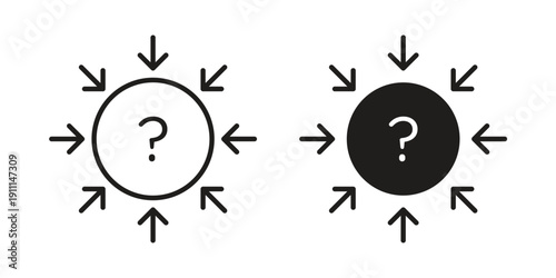 Comprehensible icon. Vector Isolated Illustration for web design.