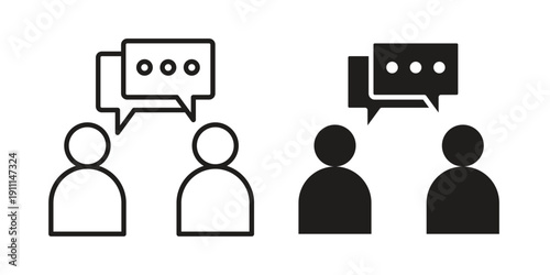 Consultant icon. Vector Isolated Illustration for web design.