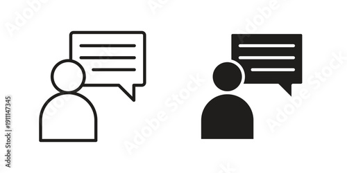 Consulting icon. Vector Isolated Illustration for web design.