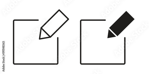 Edit icon. Vector Isolated Illustration for web design.