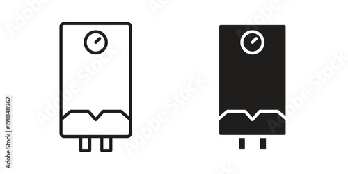 Geyser icon. Vector Isolated Illustration for web design.
