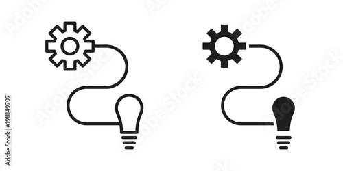 Implementation icon. Vector Isolated Illustration for web design.