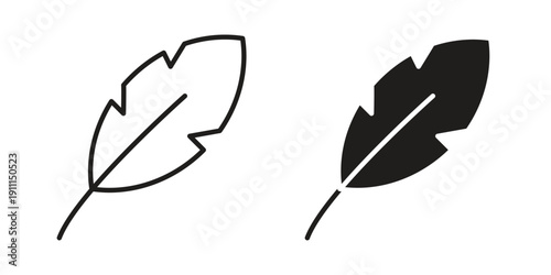 lightweight icon design silhouette and line art style on white background