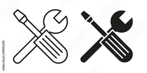 service tools icon. Vector Isolated Illustration for web design.